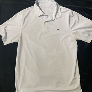 Vineyard Vine Bradley Stripe Sankaty Performance Polo like new medium